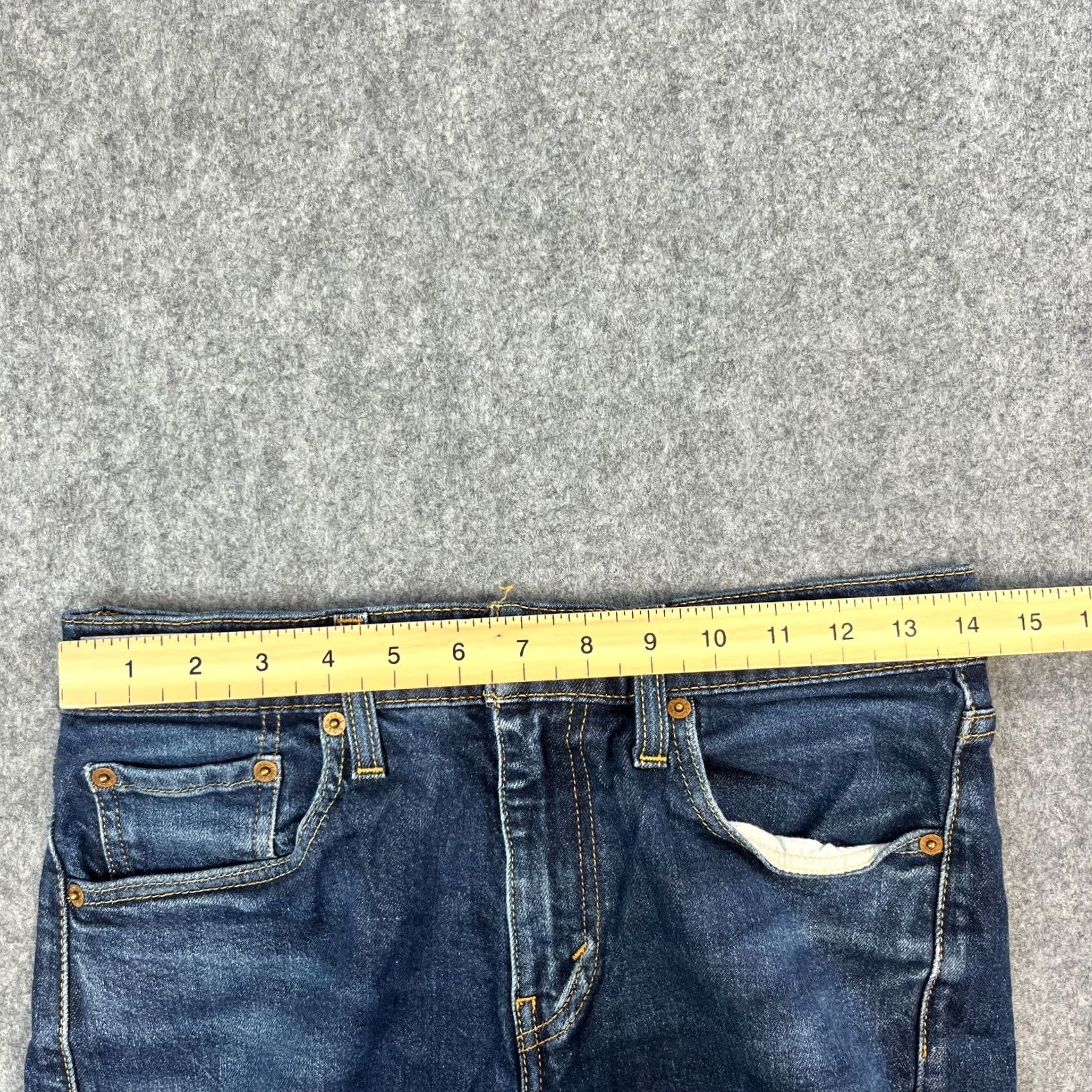 Levi's Levi's 512 Jeans Slim Skinny 30 32 Dark Wash Blue Stretch Denim Jeans Mens Slim Fit Regular Size 30 Size US 30 / EU 46 - 6 Thumbnail