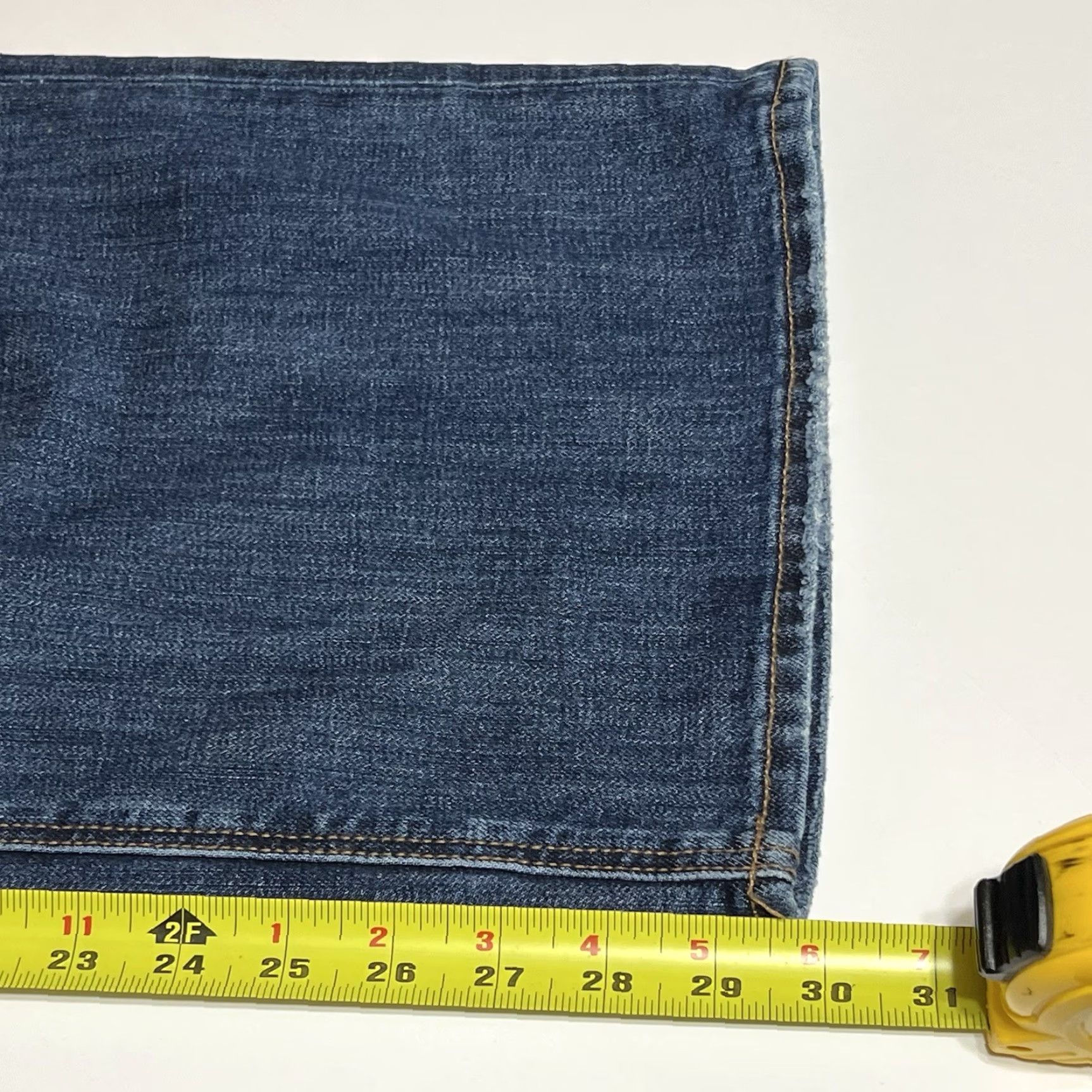 American Eagle Outfitters American Eagle Jeans Womens 14 Reg Blue Stovepipe Wide-Leg Denim Stretch 5-Pocket High Rise Vintage Theme Relaxed 90s Logo Boys Womens Mens Size 25" / US 0 / IT 36 - 6 Thumbnail