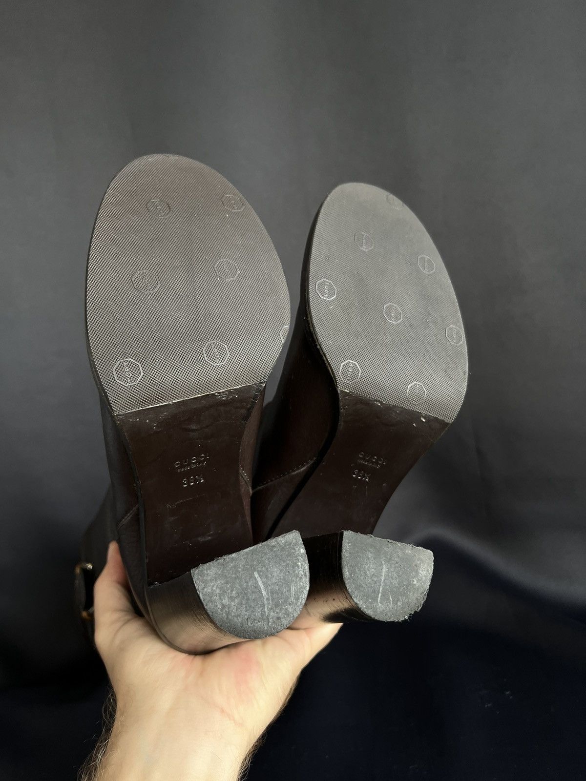 Gucci Gucci Womens Boots Leather Size 38/5 Size US 8.5 / IT 38.5 - 5 Thumbnail