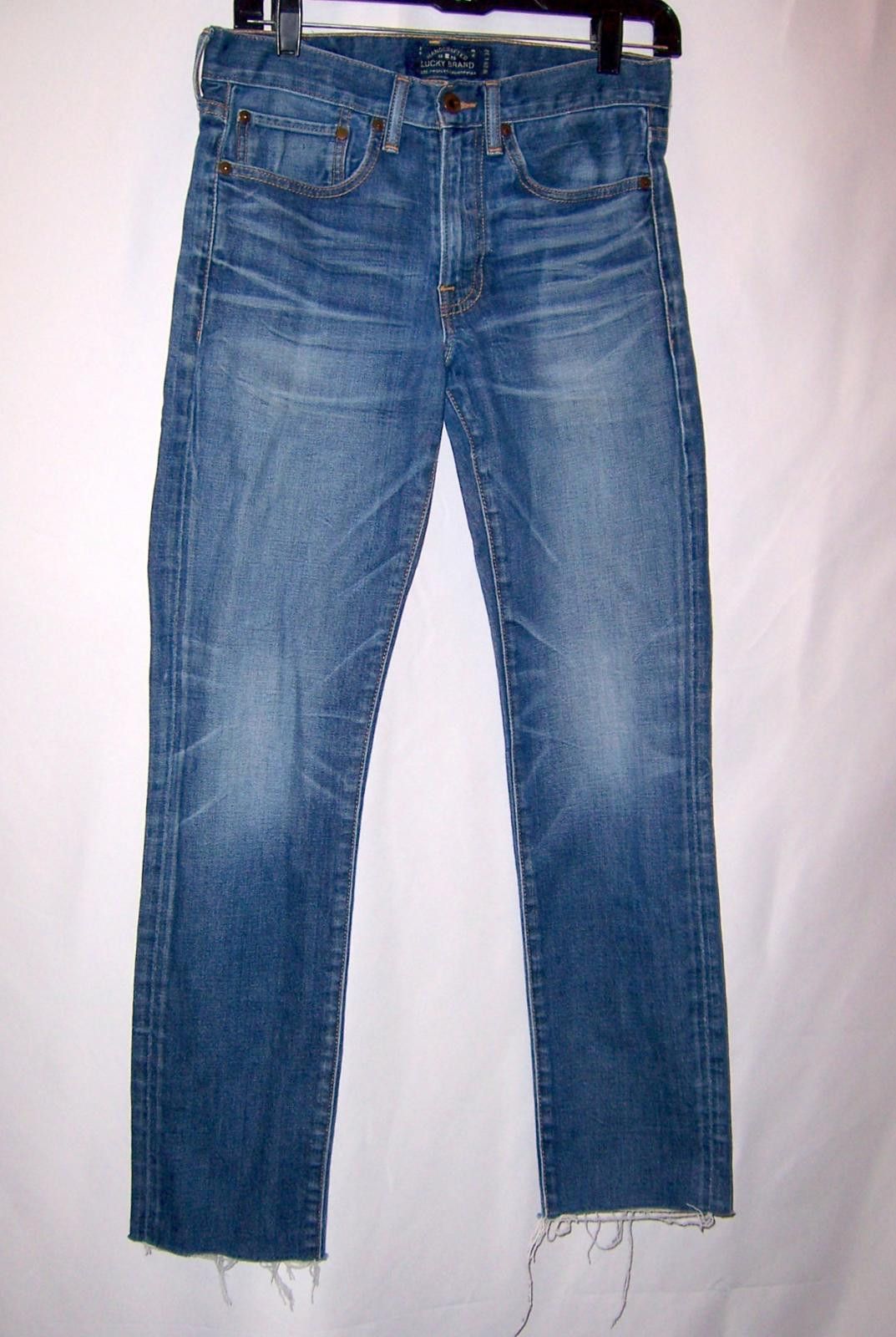 Lucky Brand Lucky Brand 121 Heritage Slim Men's Jeans 28w x 32 - Raw Hem Size US 28 / EU 44 - 1 Thumbnail