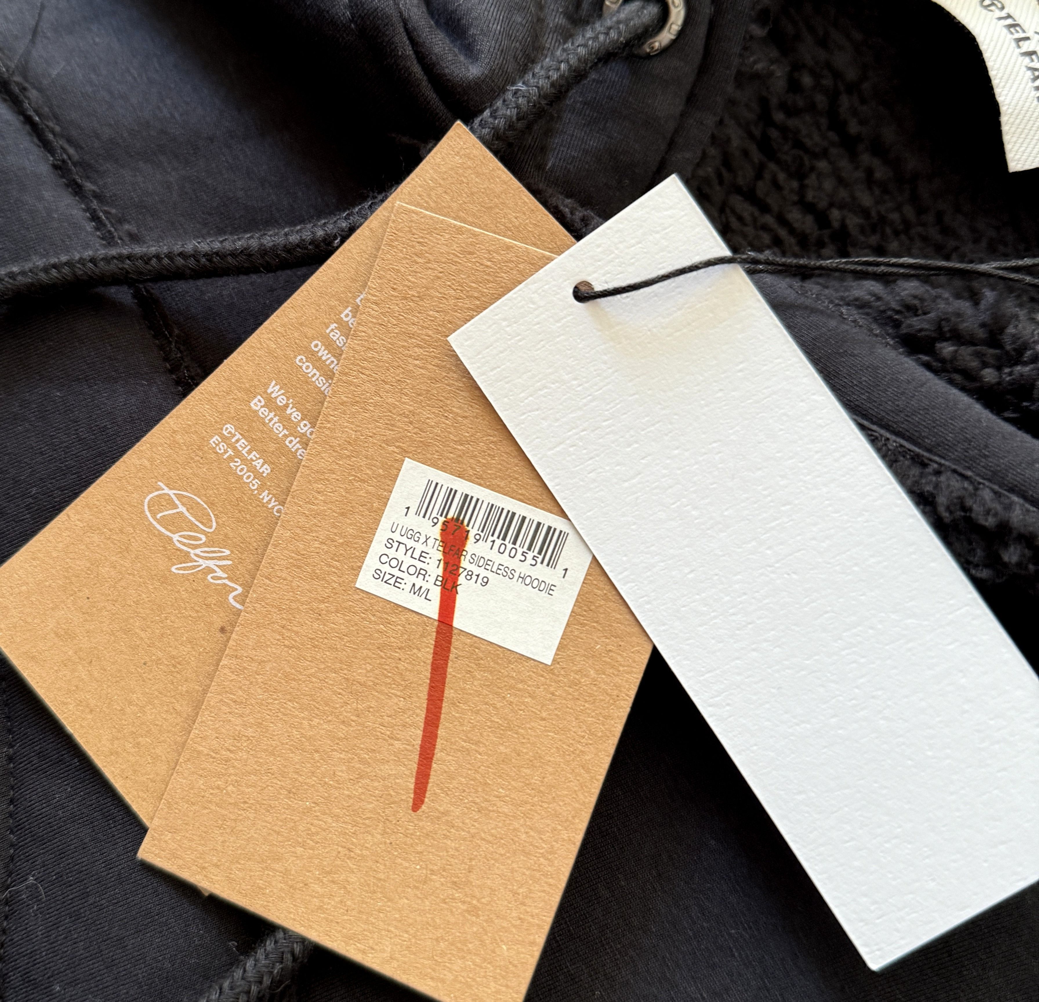 Ugg UGG X Telfar Sideless Hoodie BLACK SIZE M \ L Size M / US 6-8 / IT 42-44 - 4 Thumbnail