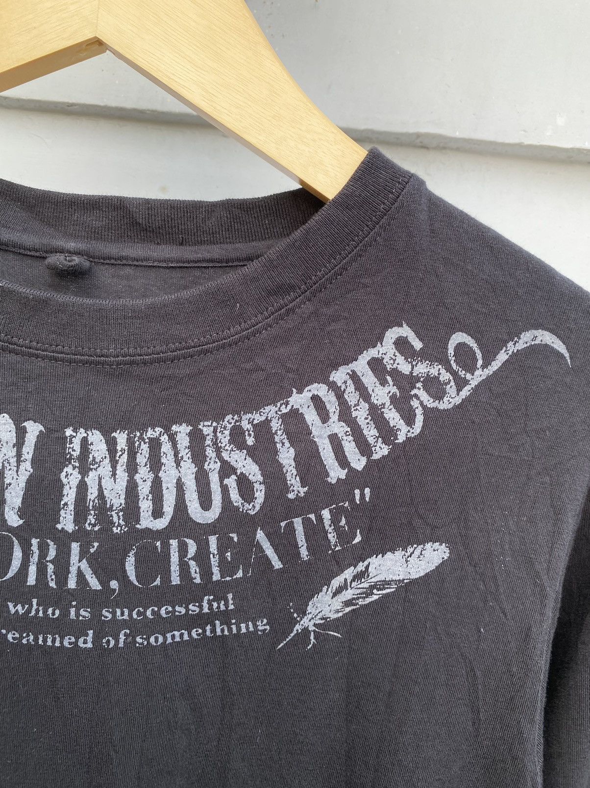 If Six Was Nine Brooklyn Industries Life Work Create Words Lognsleeve Size US XL / EU 56 / 4 - 6 Thumbnail