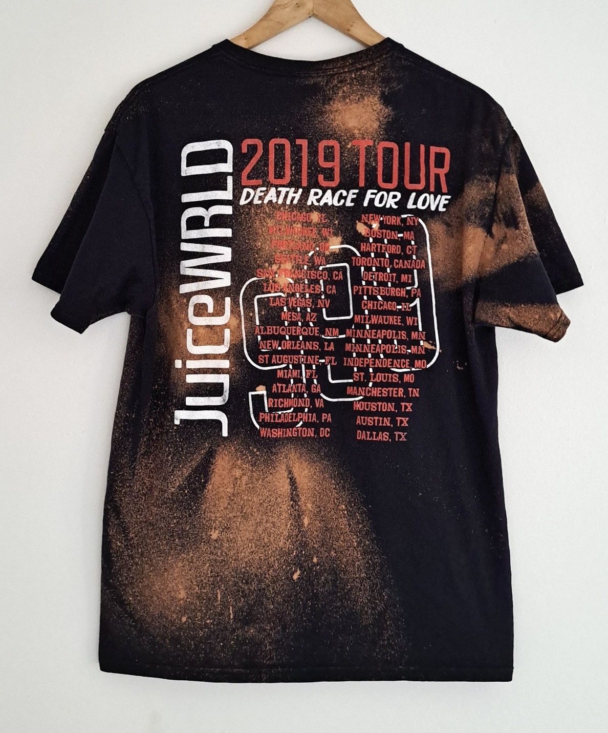 Band Tees JUICE WRLD x DEAT RACE FOR LOVE x Tour T-Shirt 2019 Size US L / EU 52-54 / 3 - 2 Thumbnail