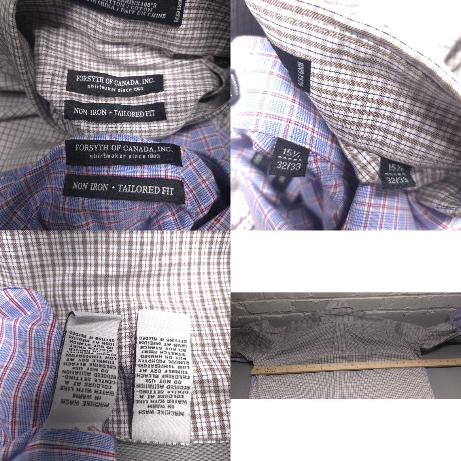 forsyth of canada non iron tailored fit dress shirt Men's Forsyth of Canada |The Freedom Shirt Button-Down Collar main image 1