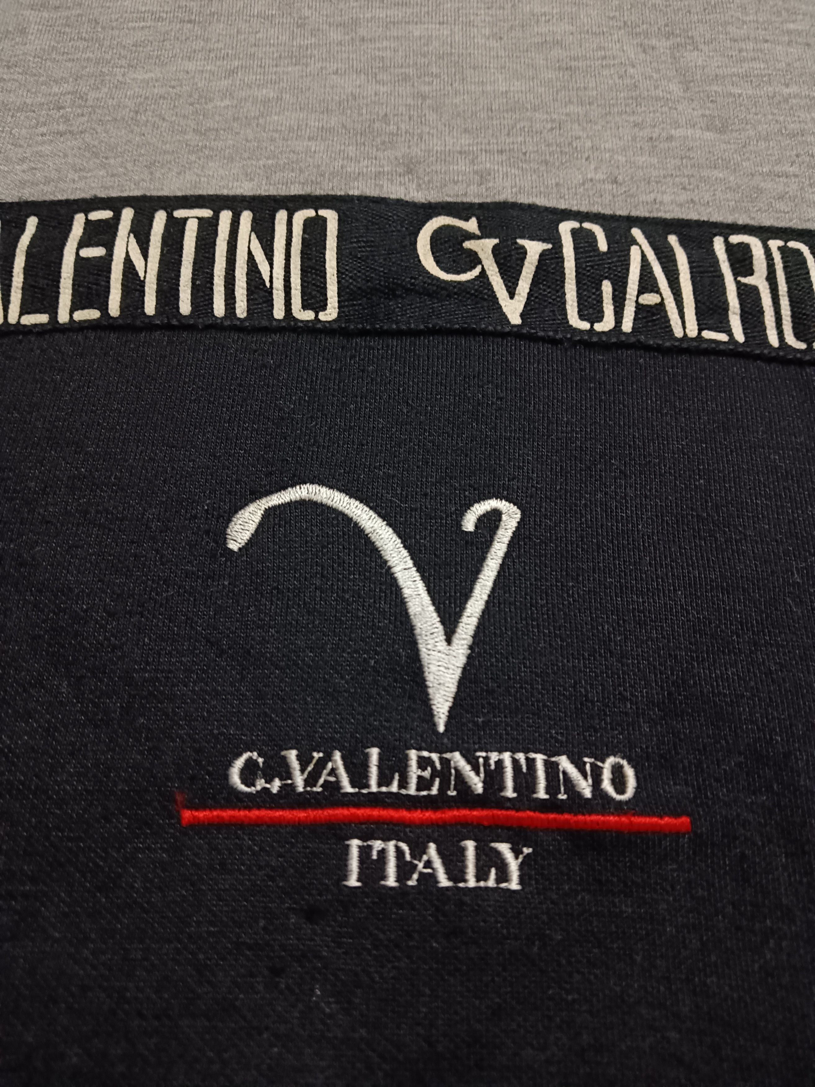 Valentino × Vintage Vintage Carlo Valentino Big Logo Sweatshirt Size US M / EU 48-50 / 2 - 3 Thumbnail