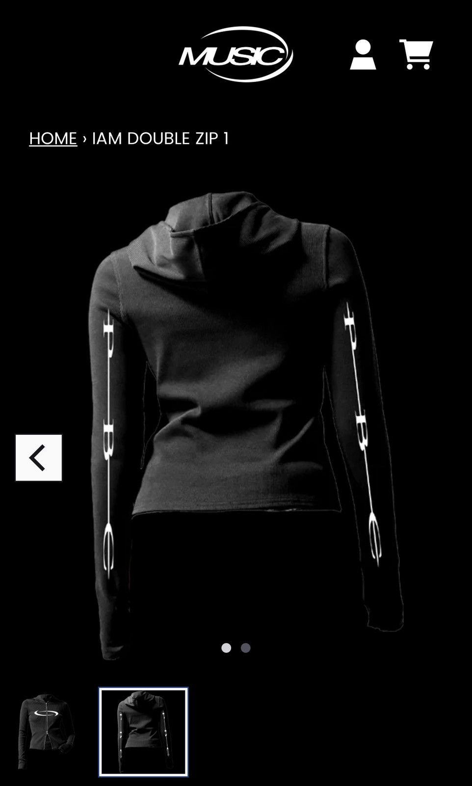 Playboi Carti OPiUM i AM MUSiC DOUBLE ZiP HOODiE GOTH EMO