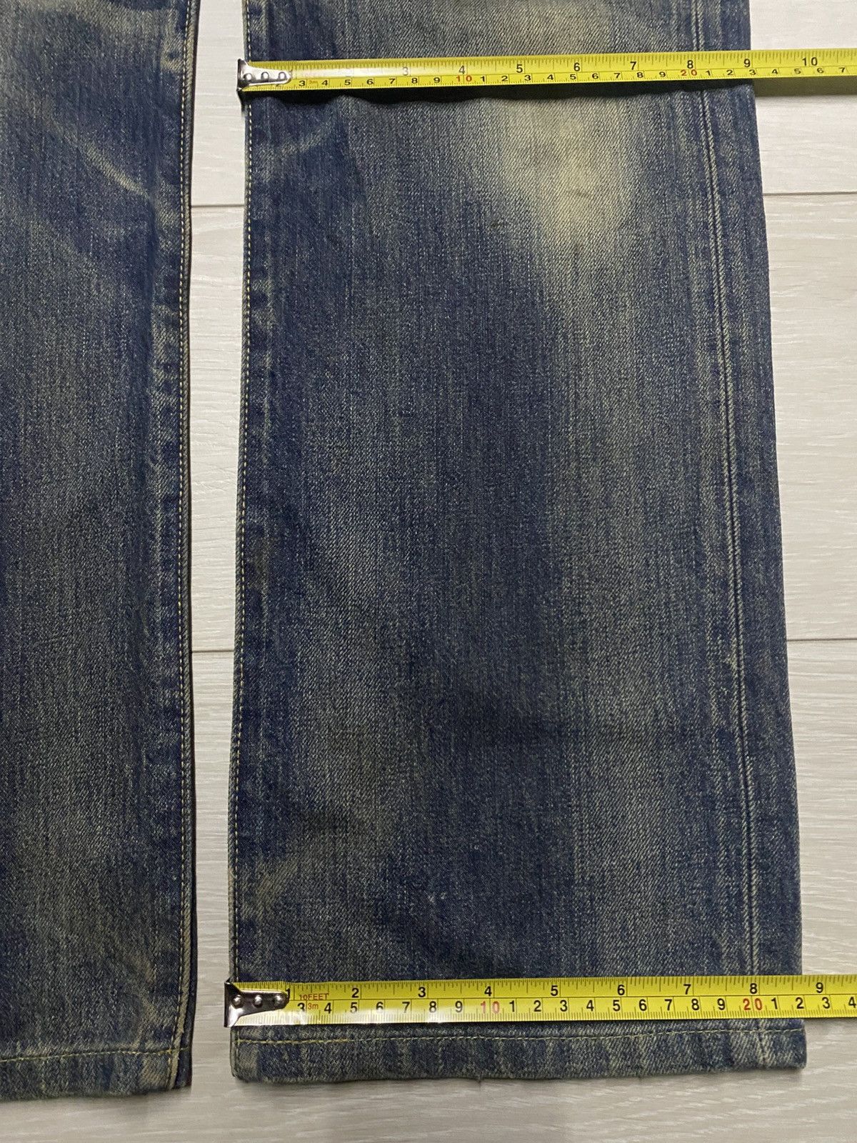 Levi's Vintage Levis 501 Mud Wash Distressed Baggy Jeans Size US 34 / EU 50 - 17 Thumbnail