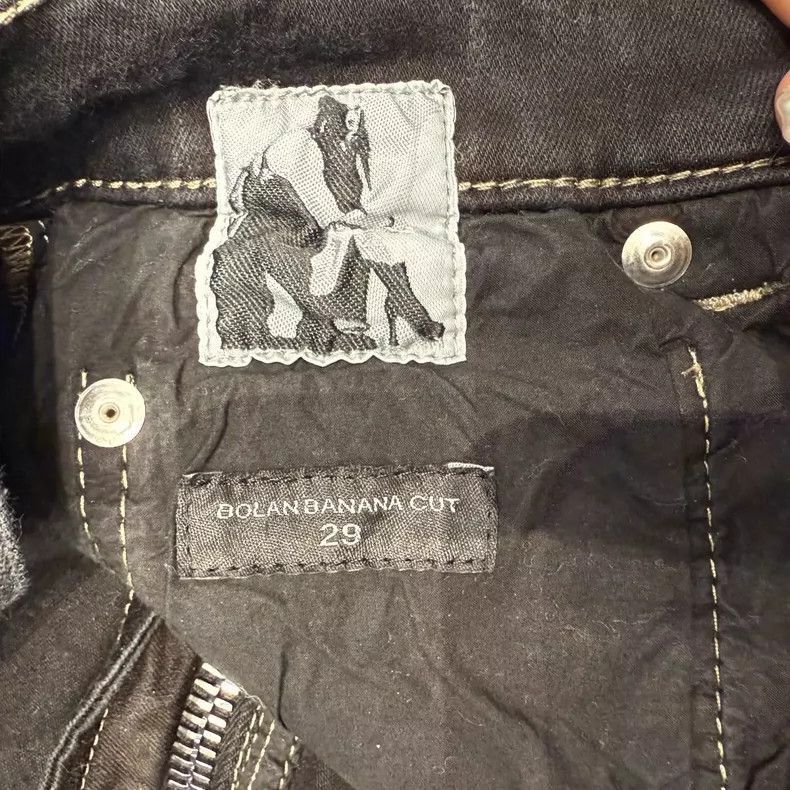 Rick Owens RICK OWENS Black Flared Zipper Jeans Size 29-2508 Size US 29 - 7 Thumbnail