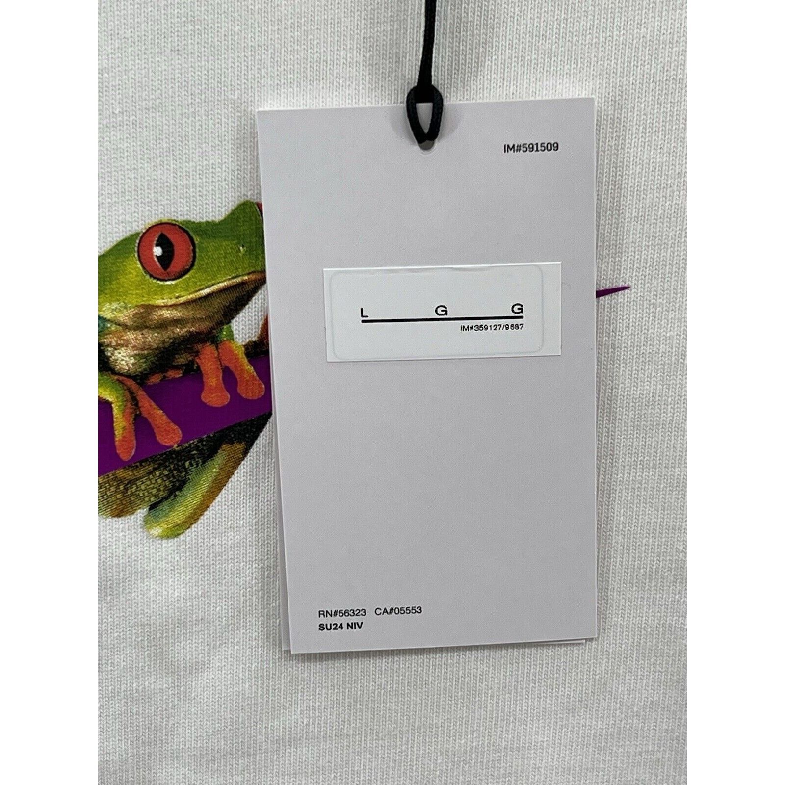 Nike Nike Red Eyes Tree Frog Purple Swoosh White T-Shirt Sz Large Size US L / EU 52-54 / 3 - 6 Thumbnail