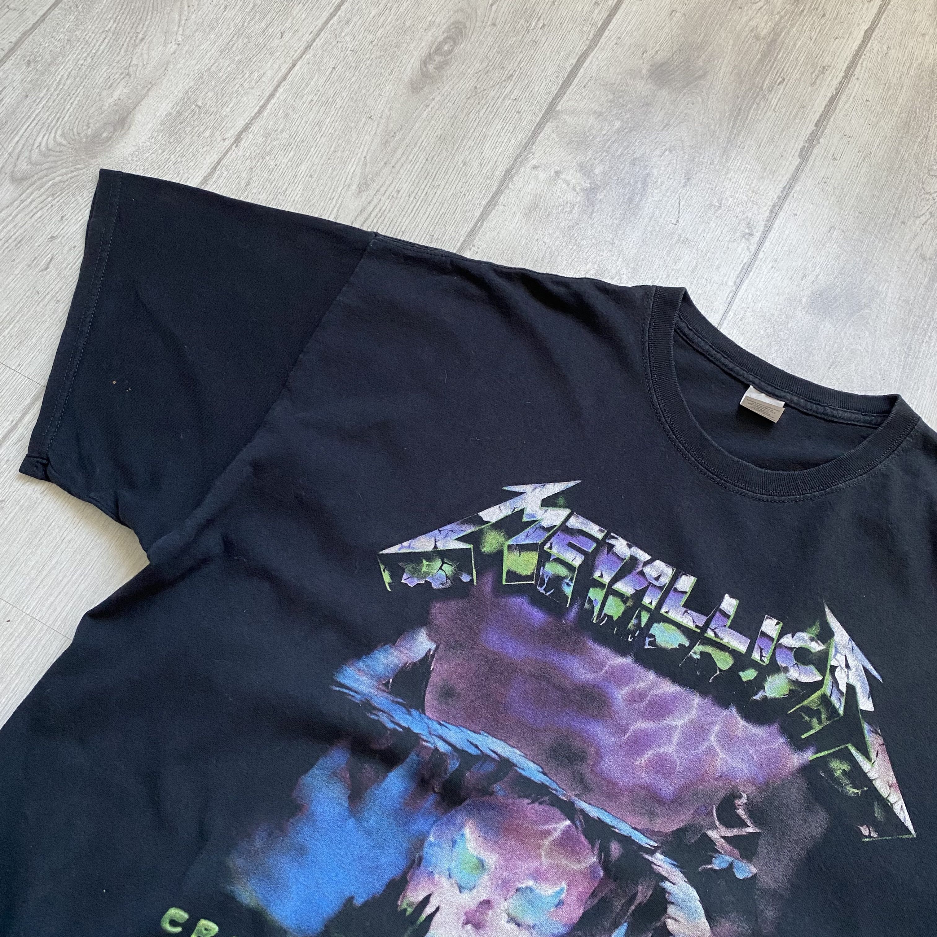 Metallica 🎸 Vintage 00s Metallica Rock band tee creping death Size US XL / EU 56 / 4 - 4 Thumbnail
