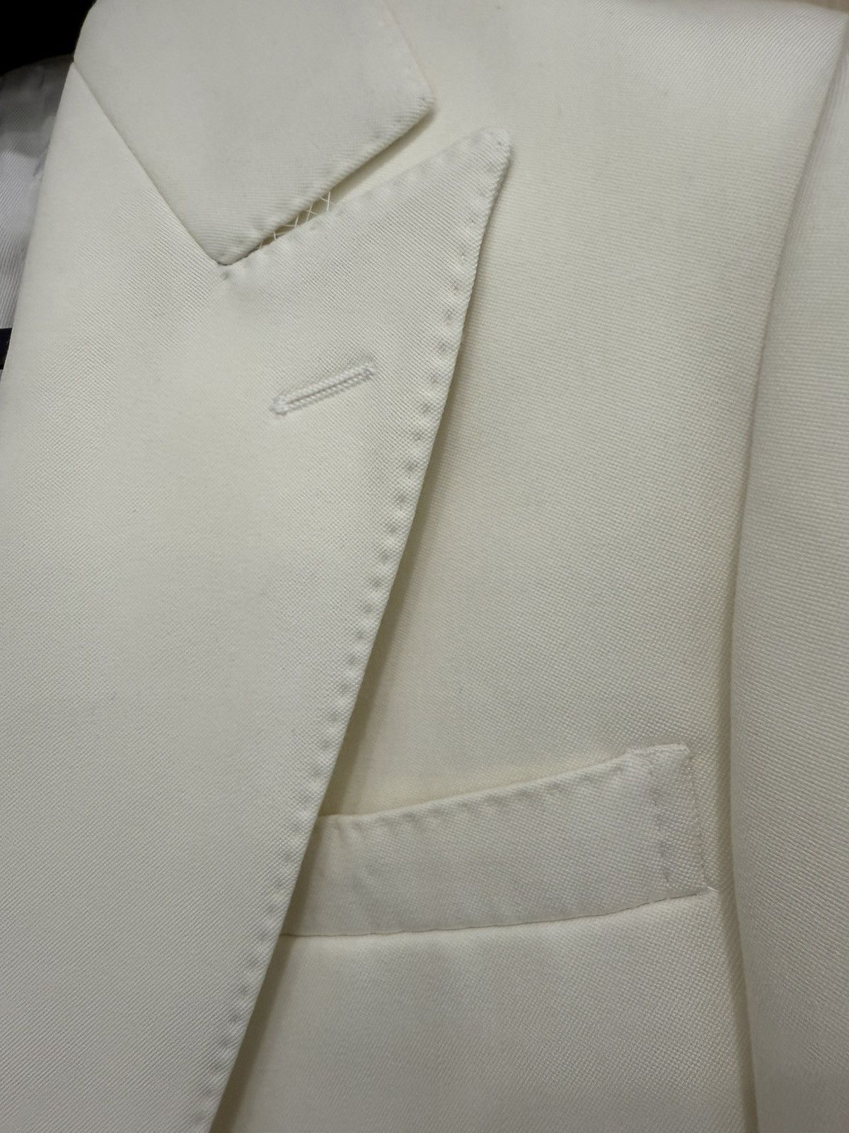 Alexander McQueen Alexander McQueen ivory wool blazer jacket 48 Size 48R - 4 Thumbnail