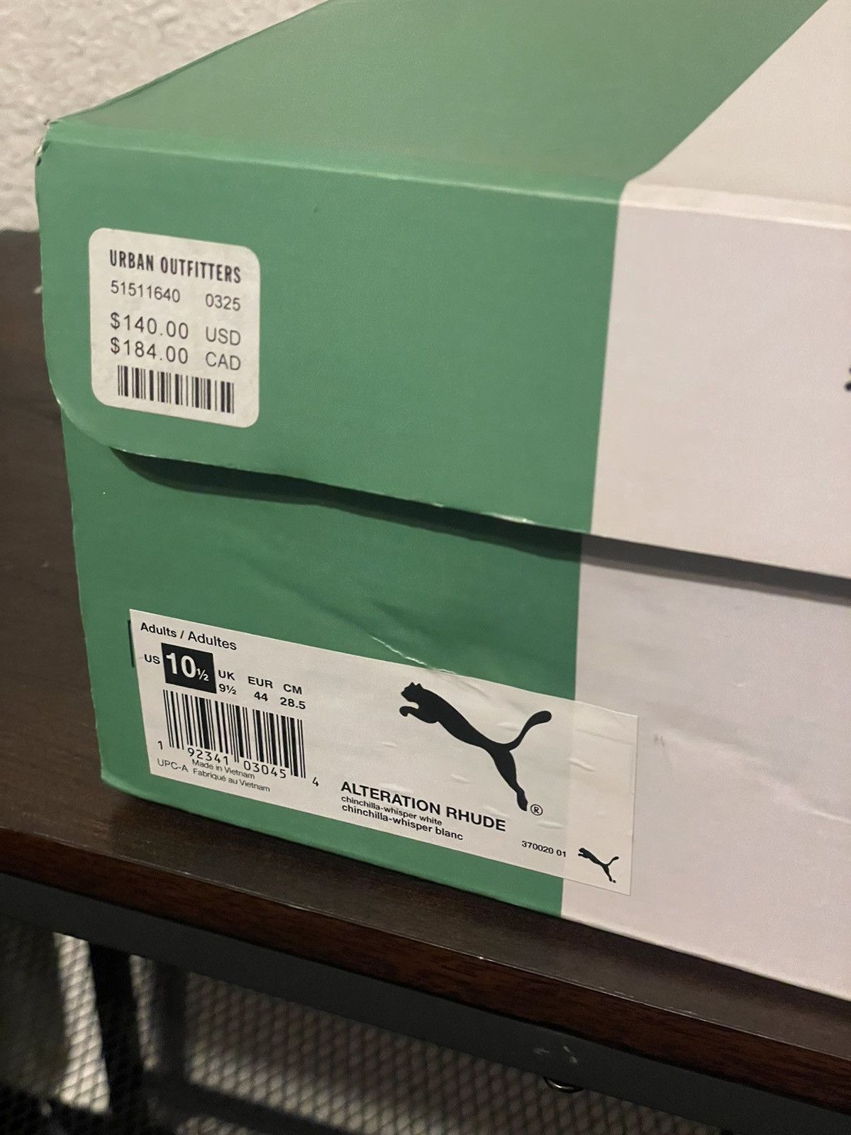 Puma × Rhude Rhude x Puma Alteration Chinchilla 10.5 Size US 10.5 / EU 43-44 - 4 Thumbnail