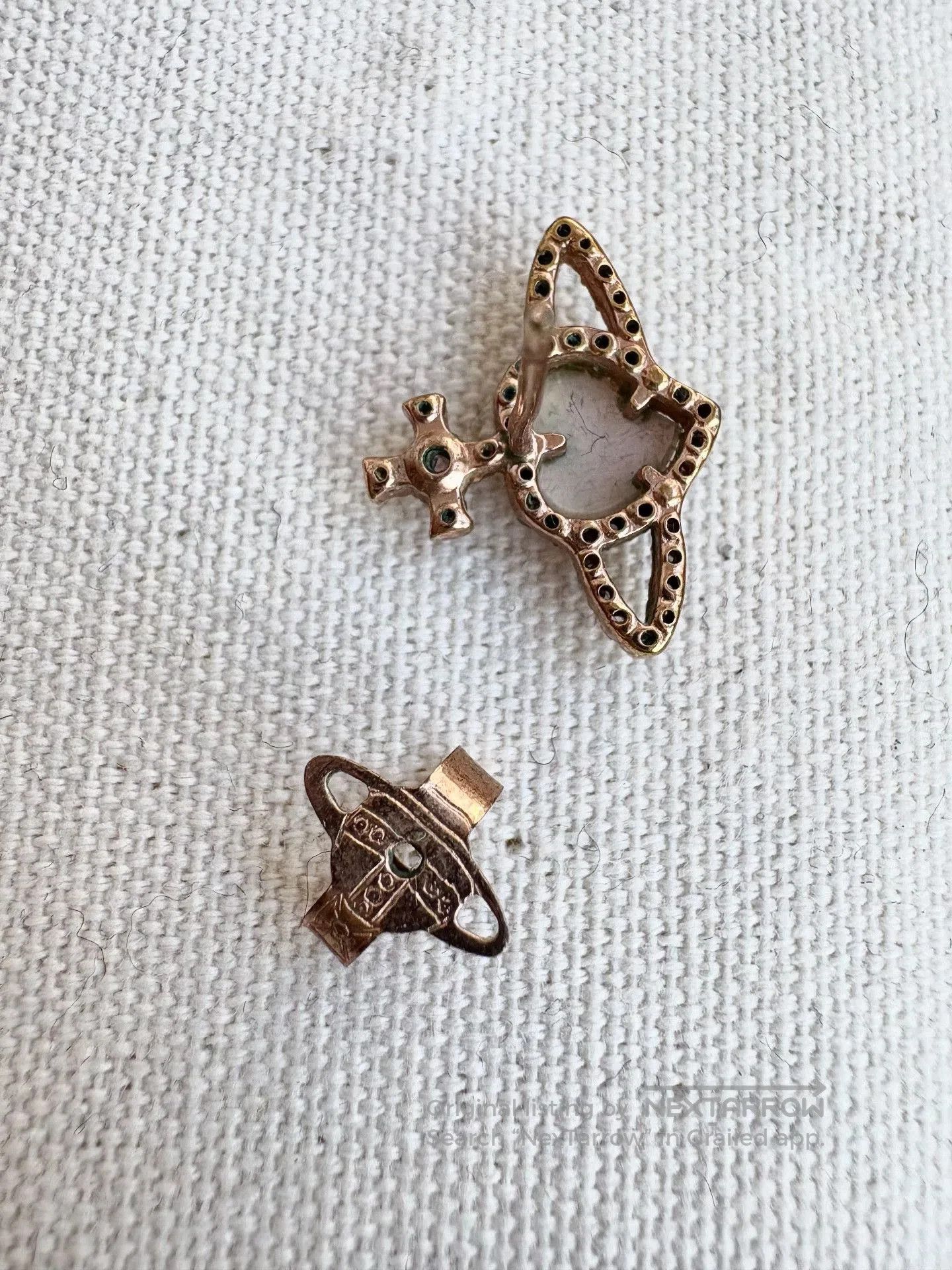 Vivienne Westwood Vivienne Westwood Vintage Pink Heart Single Earring. Size ONE SIZE - 5 Thumbnail