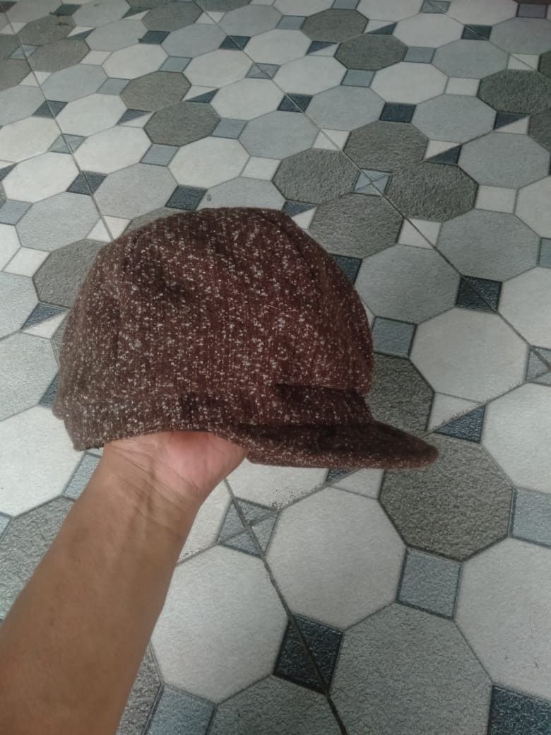 Japanese Brand Japanesse Dic kee Vintage wool hat flat cap 1991 Size ONE SIZE - 3 Thumbnail