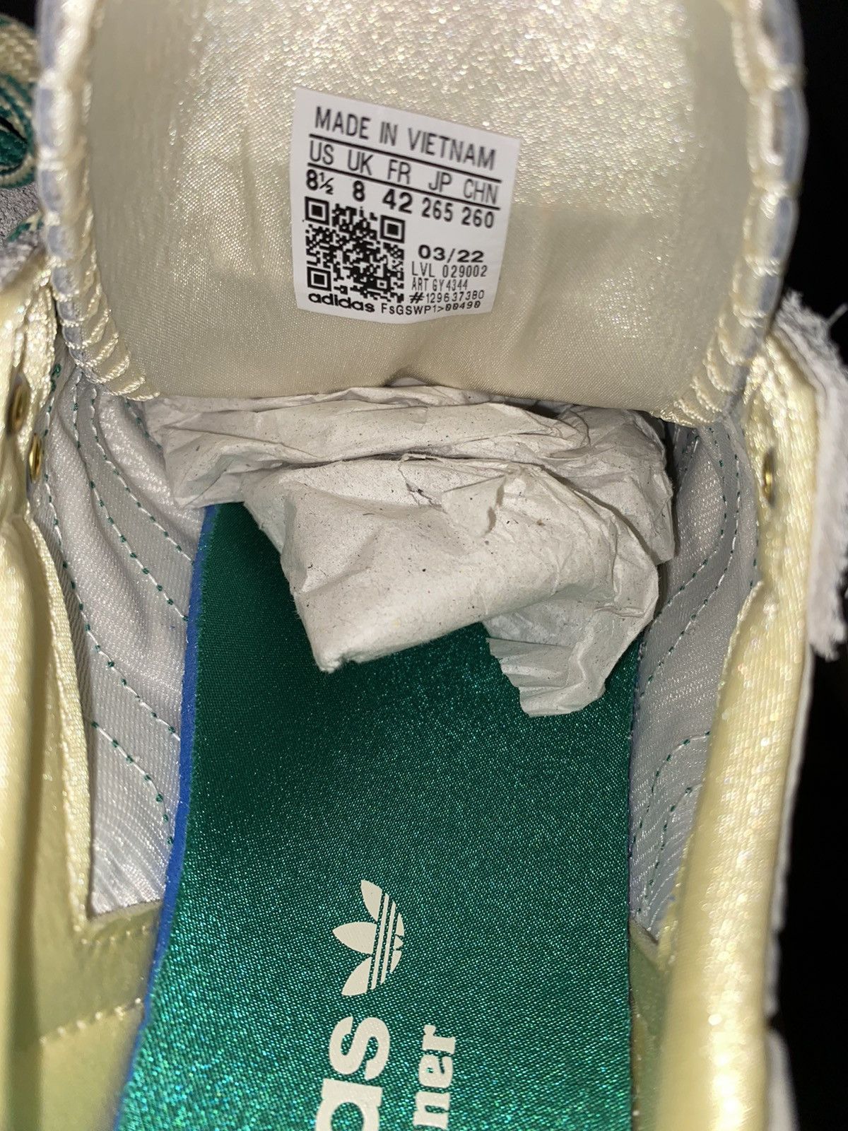 Adidas × Wales Bonner Adidas Samba Wales Bonner Cream Green Size US 8.5 / EU 41-42 - 7 Thumbnail