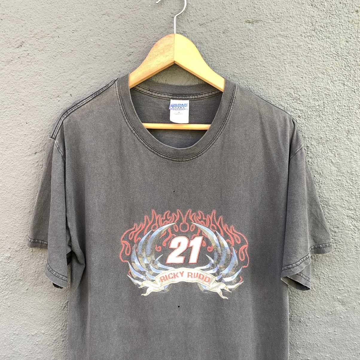 West Coast Choppers Thrashed Faded Faded Y2K Ricky Rudd Motorcraft Tee Size US M / EU 48-50 / 2 - 4 Thumbnail