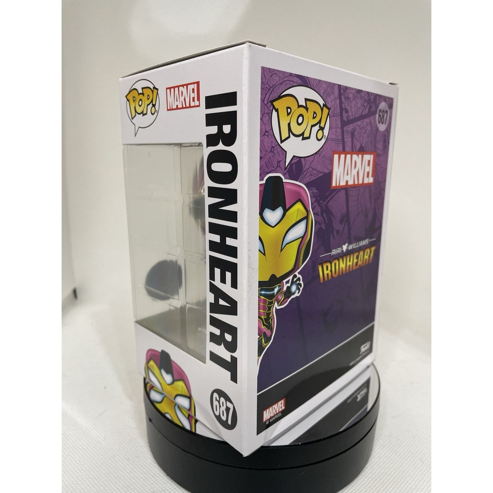 Marvel Comics Funko Pop! Vinyl: Marvel - Ironheart - PIAB Exclusive #687 Size ONE SIZE - 4 Thumbnail