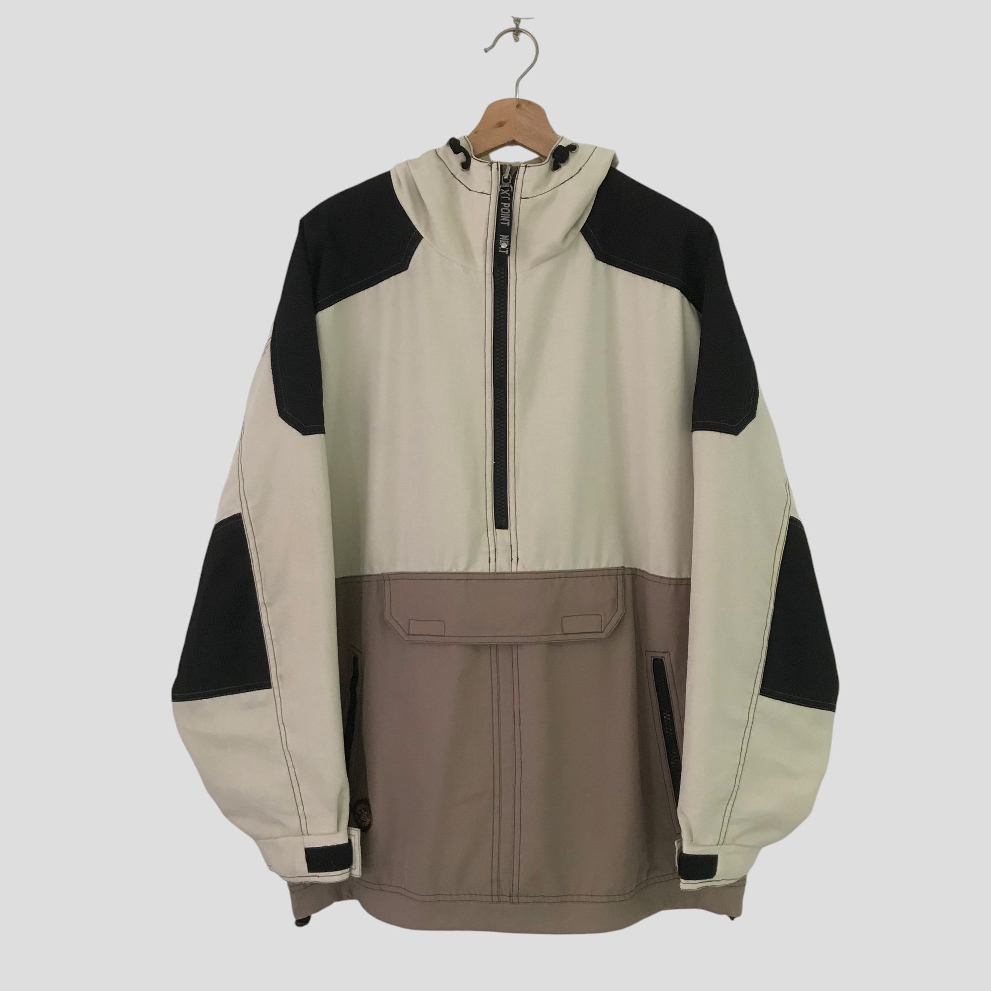 Japanese Brand Vintage 90's Next Point Japan Anorak Outerwear Hoodie Jacket Size US XXL / EU 58 / 5 - 1 Thumbnail