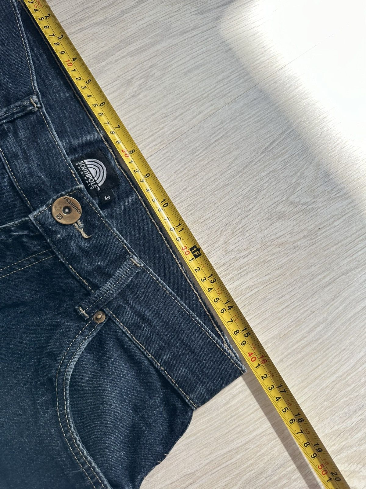 Southpole Southpole Denim Pants Retro Mid Blue Y2K Size US 31 - 5 Thumbnail