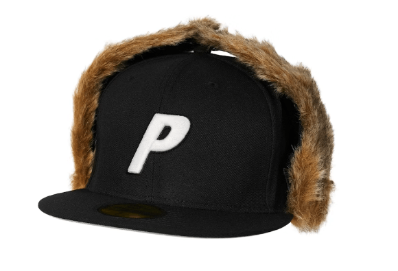 New Era × Palace Palace New Era Mask Dogear 59Fifty Black 7 5/8 Fur Size ONE SIZE - 3 Thumbnail