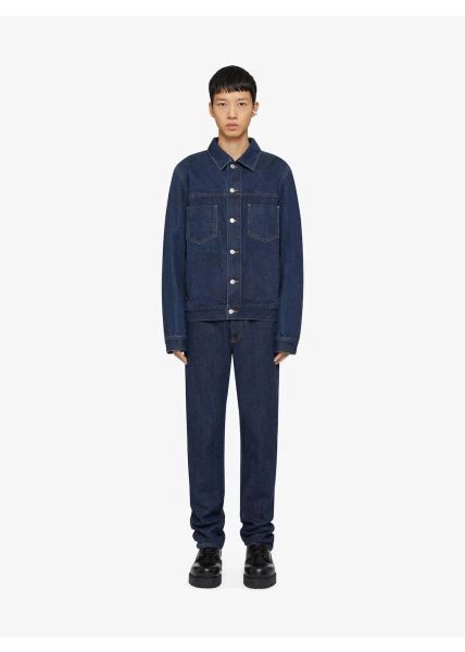 Givenchy o1w1db10525 Classic Slim Fit Pants in Blue Size US 36 / EU 52 - 2 Thumbnail