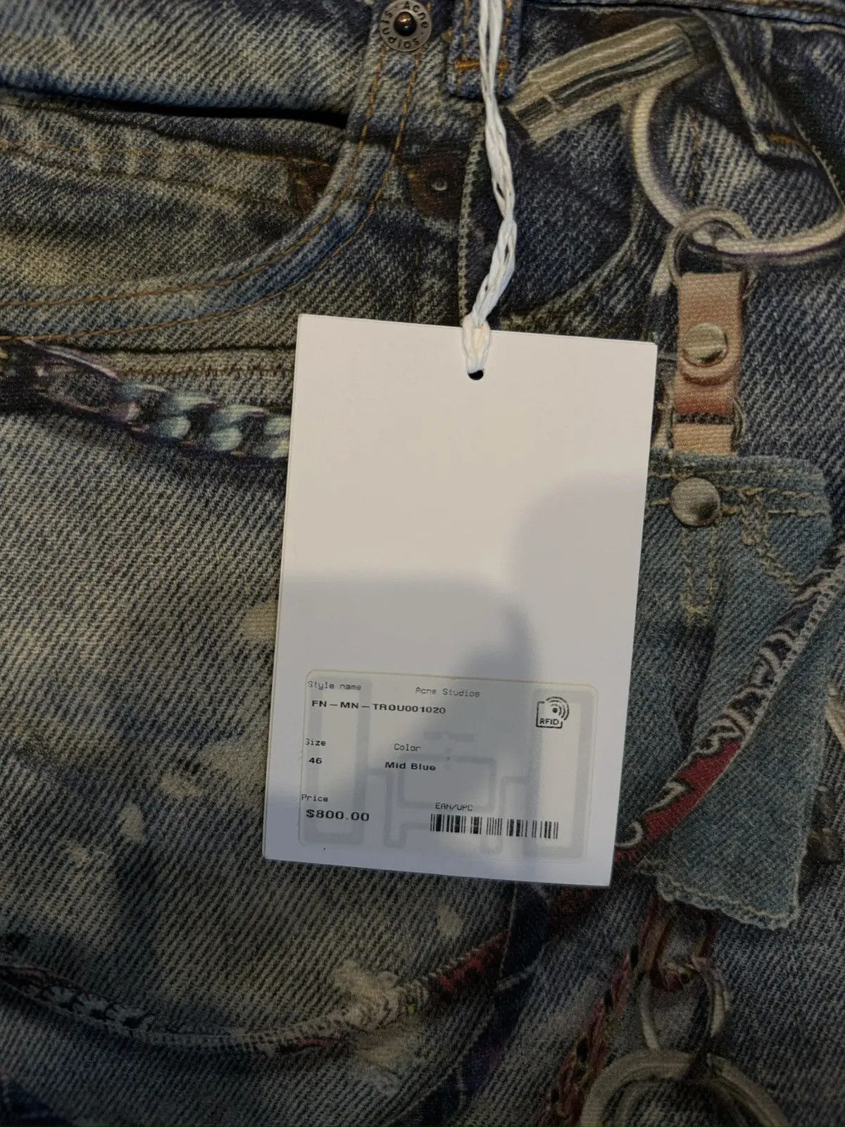 Acne Studios Acne Studios 1981 Trompe L'oeil Size US 30 / EU 46 - 4 Thumbnail
