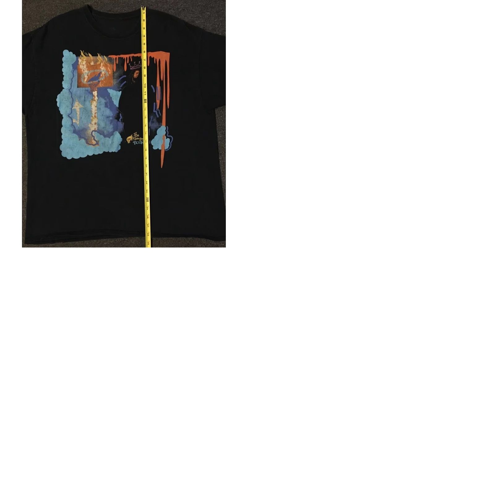 Travis Scott VINTAGE J COLE Faded Distressed Offseason Tour Shirt XL Concert Hip Hop Grunge Y2K Size US XL / EU 56 / 4 - 9 Thumbnail