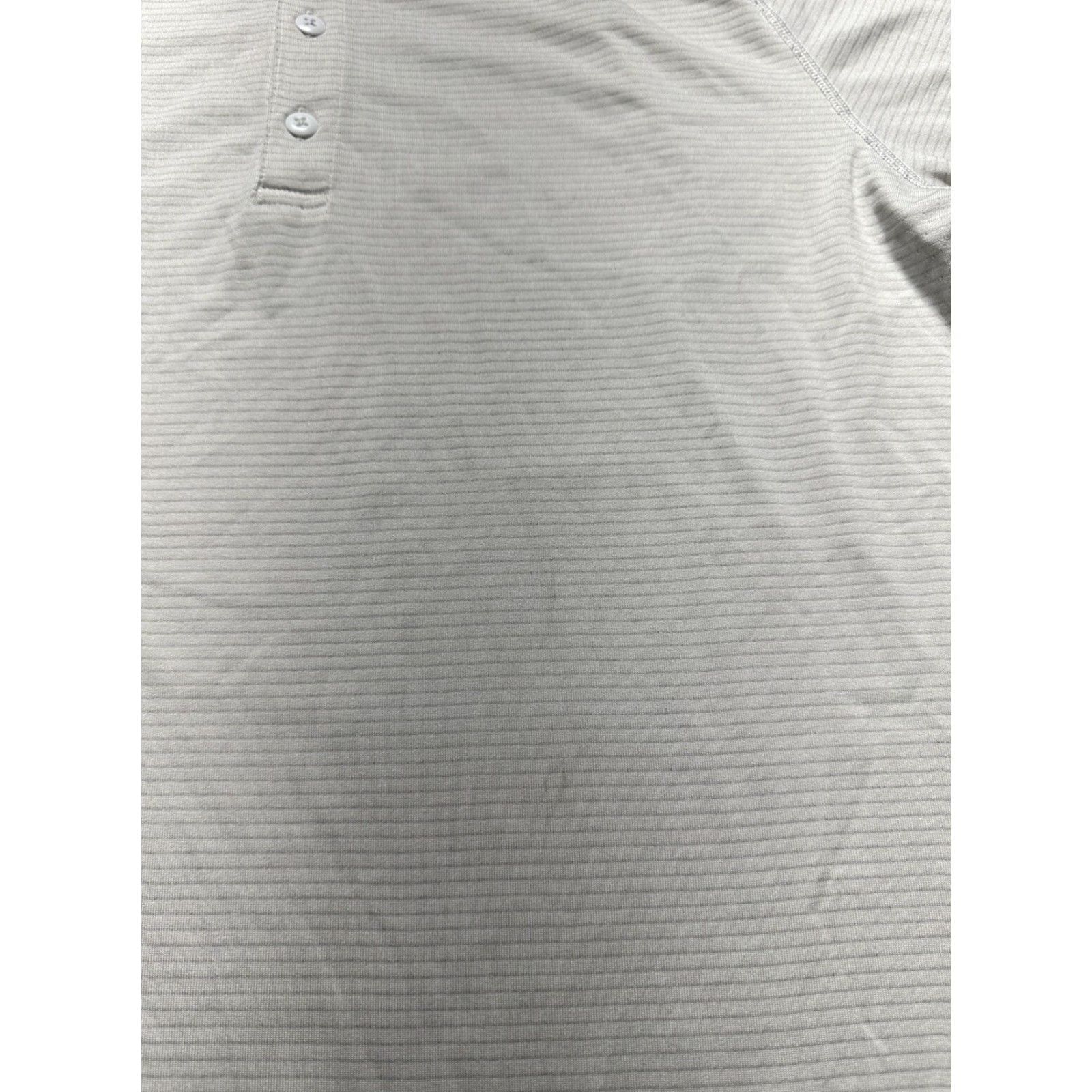 Lululemon Lululemon Polo Shirt Mens Size Large Golf Stretch Evolution White FLAW Glasses? Size US L / EU 52-54 / 3 - 6 Thumbnail