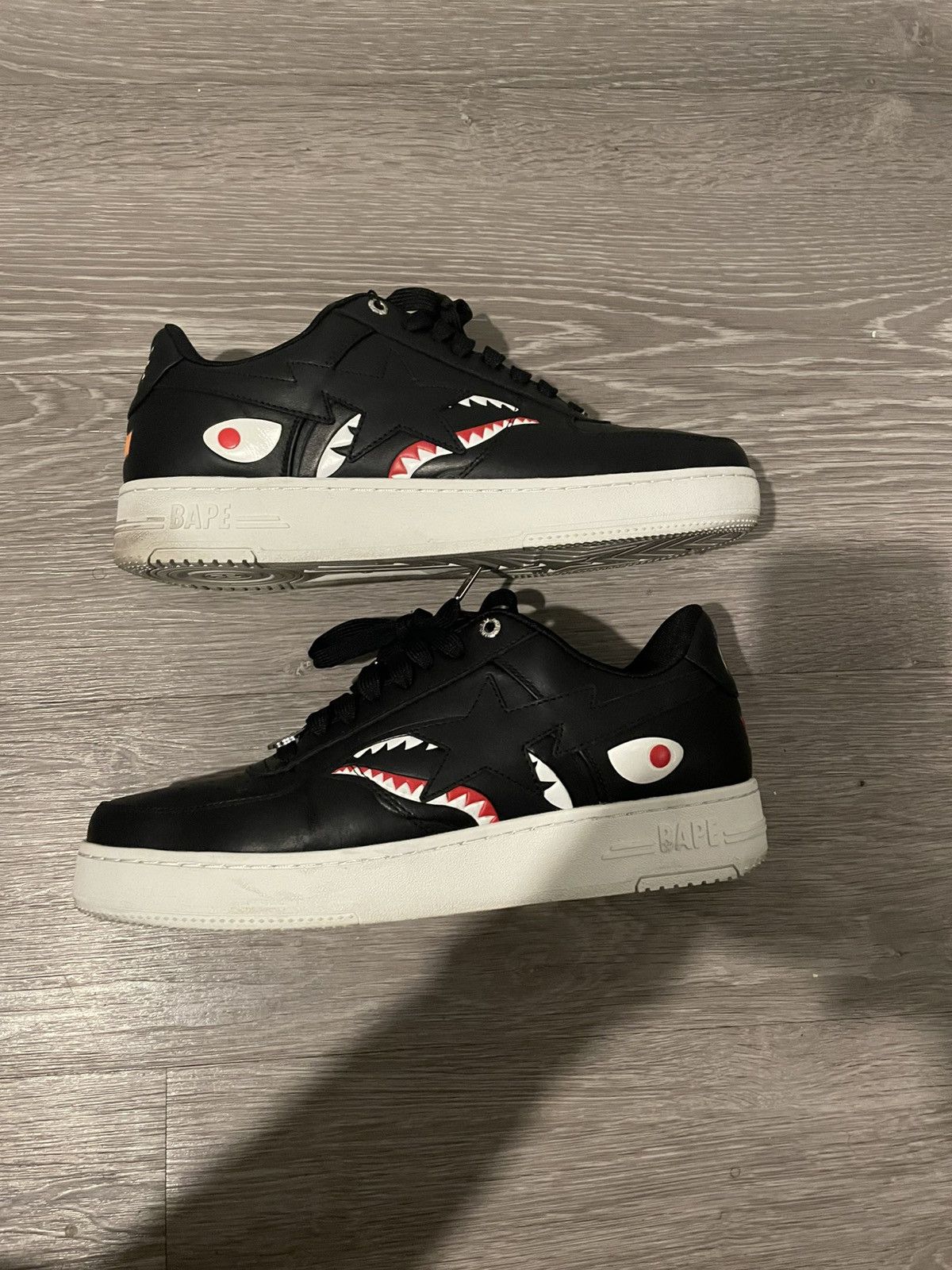 Bape Bapesta Shark M2 Black Size US 12 / EU 45 - 3 Thumbnail