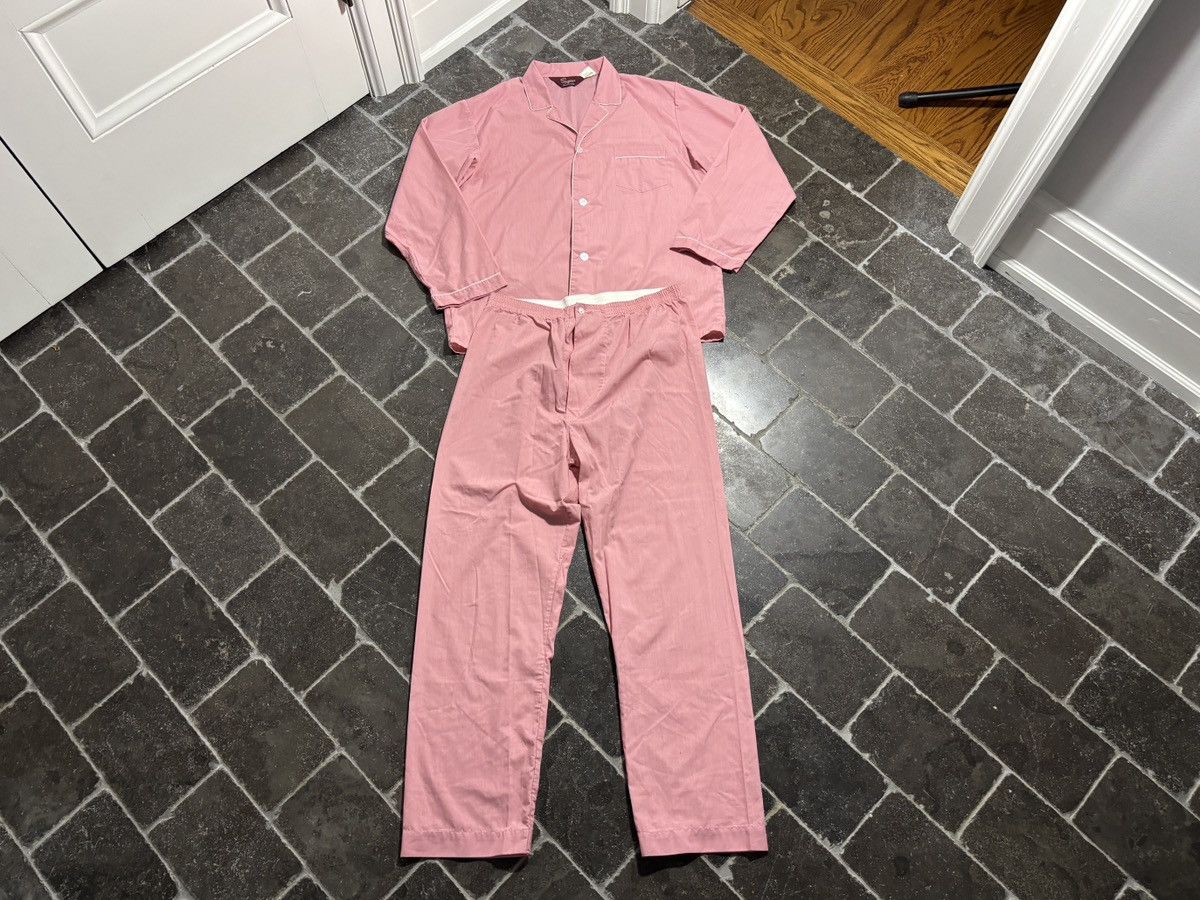 Vintage Vintage Pajamas Set 80s Pyjamas Matching Two Piece Suit Pink Size US 34 / EU 50 - 17 Thumbnail