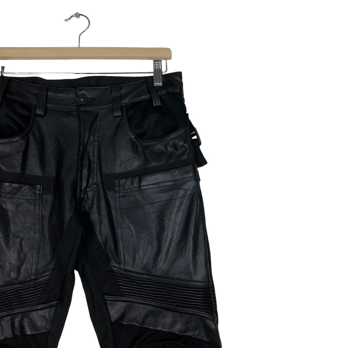 Japanese Brand 🔥Vtg Biker Bondage Pants Motorcross Cordura Issey Miyake Size US 30 / EU 46 - 6 Thumbnail
