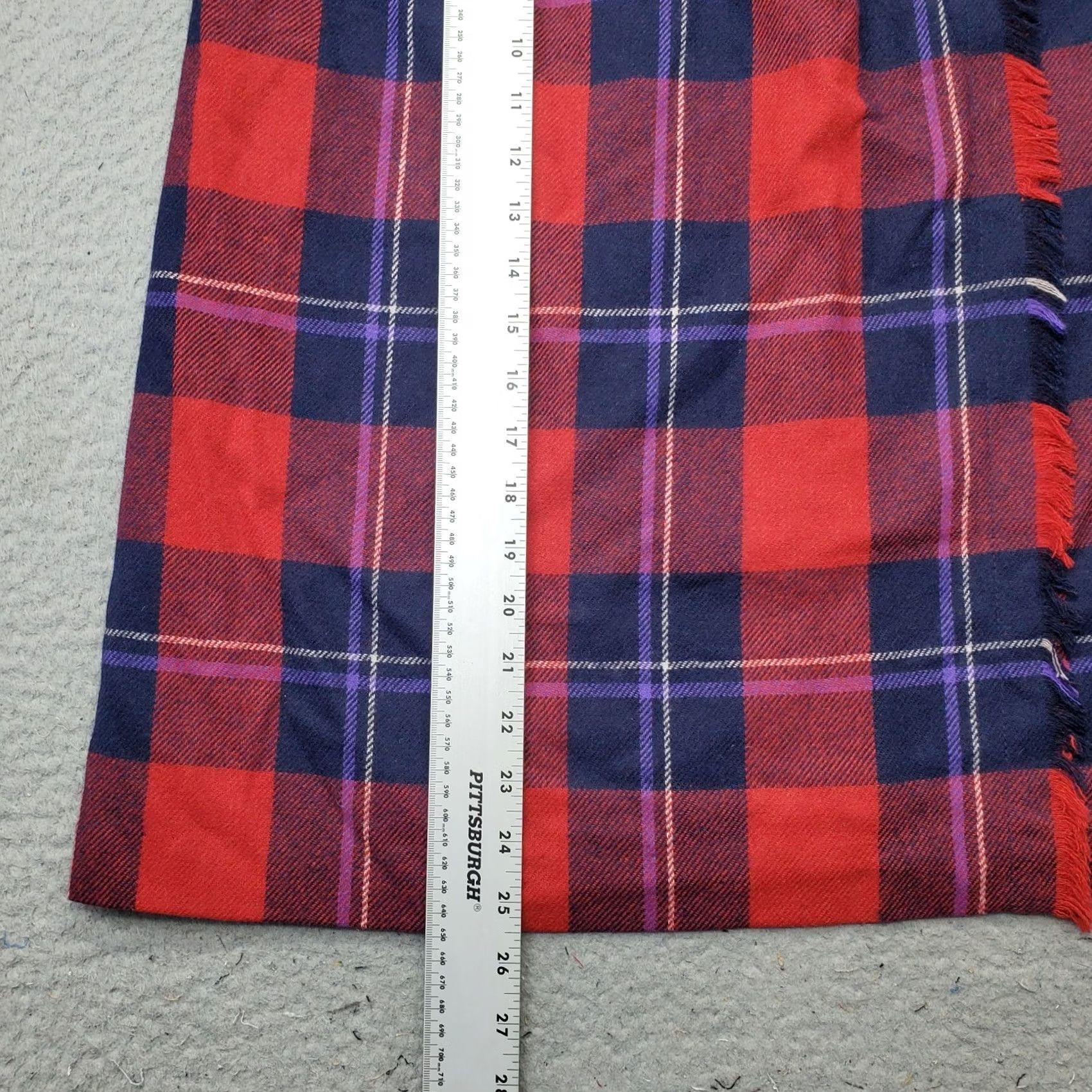 Vintage Haberdashery Collection Skirt Women Size 10P Womens Short Plaid Pleated Lined Made USA Size 32" / US 10 / IT 46 - 3 Thumbnail