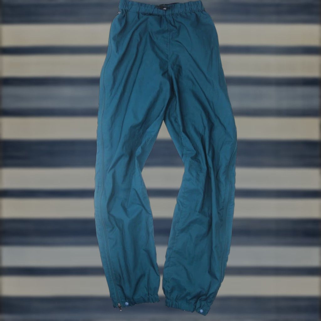 Patagonia VINTAGE Patagonia Mens Full Side Zip Adventure Pants Teal Size US 29 - 1 Thumbnail