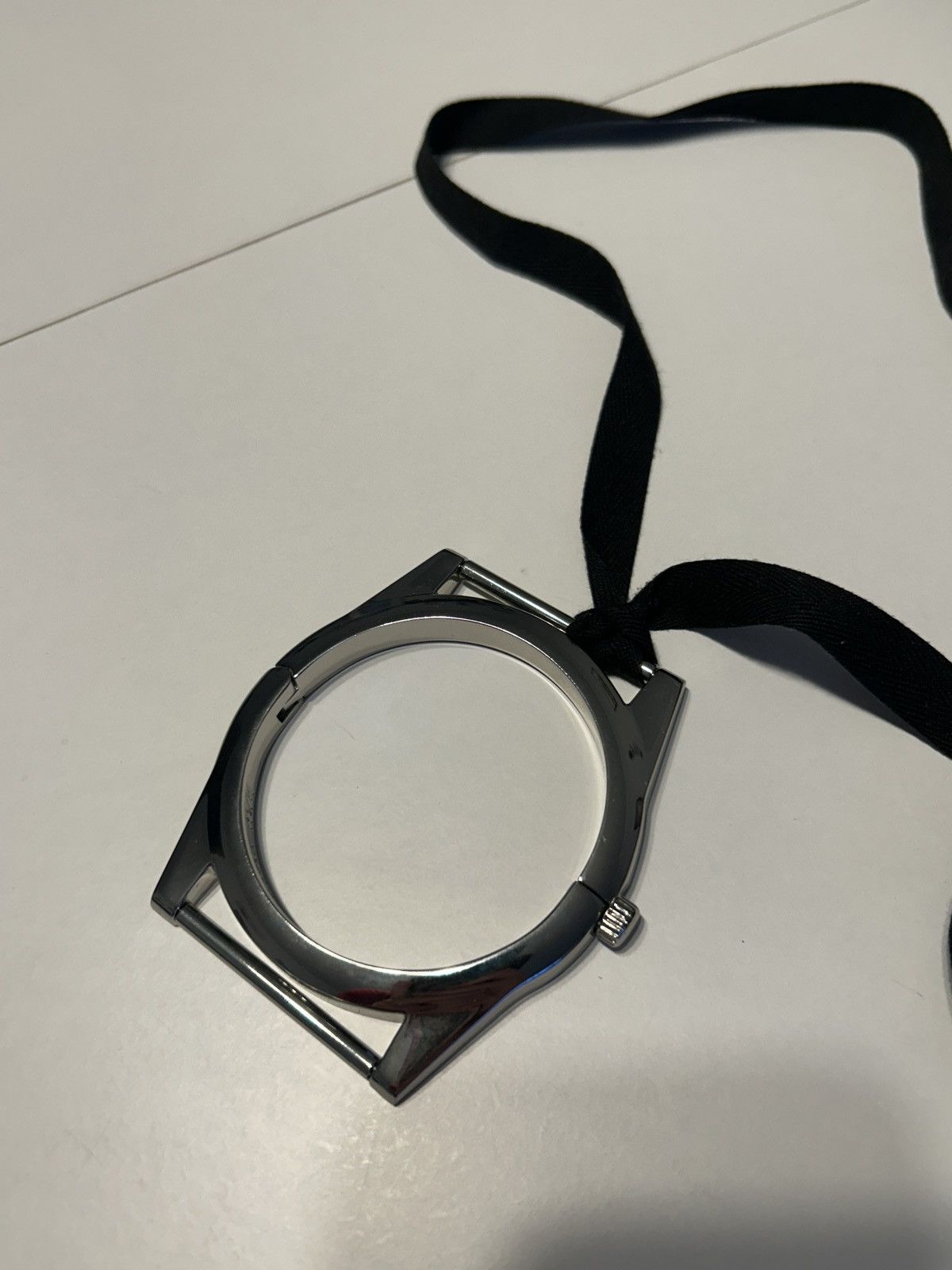 Maison Margiela Maison margiela h&m AW09/10 enlarged silver watch bracelet Size ONE SIZE - 2 Thumbnail