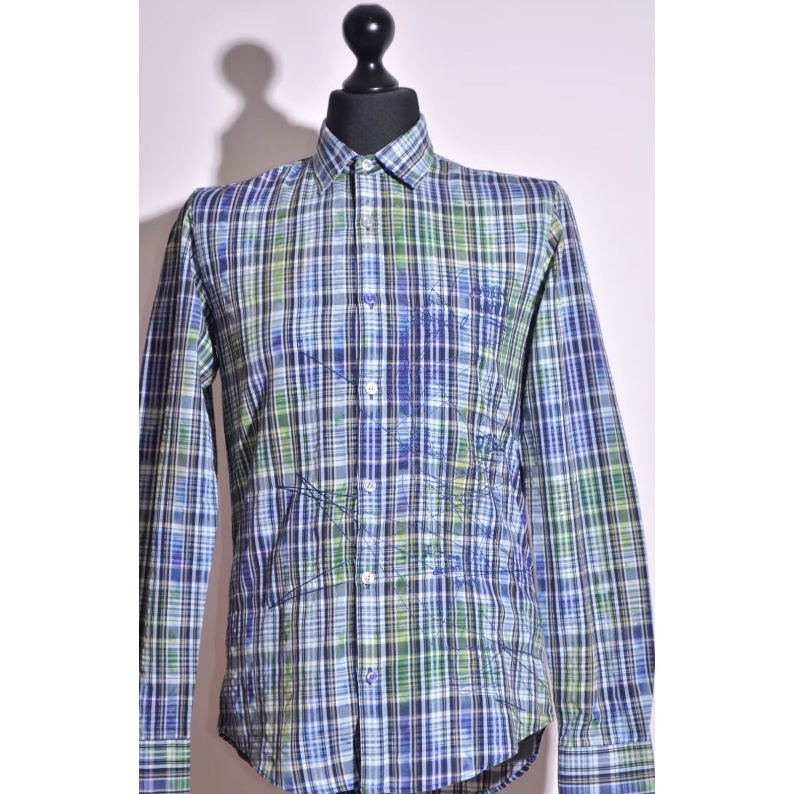Desigual Desigual Multicolored Long Sleeve Shirt S Men Button-Up Shirt Size US S / EU 44-46 / 1 - 3 Thumbnail