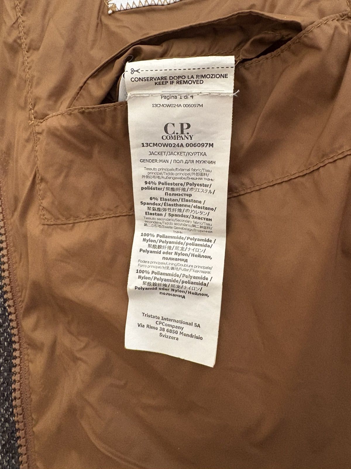 C.P. Company CP Company google jacket. C.P. SHELL-R Size US L / EU 52-54 / 3 - 6 Thumbnail