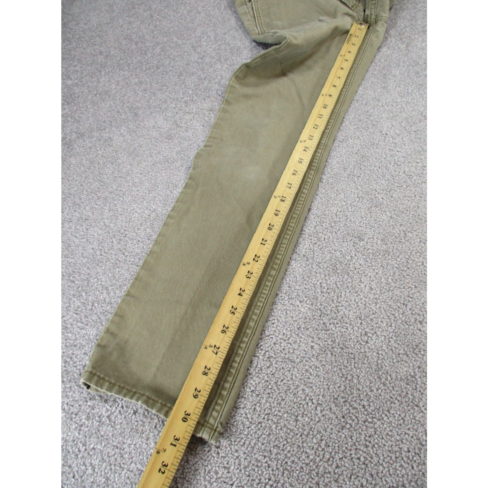 Levi's Levi's Pants Slim Canvas Chino 28 Beige — Men's Regular, 30" Inseam, Flat Front, Zip Closure, Pre-owned US Flag Logo Style Size US 28 / EU 44 - 5 Thumbnail