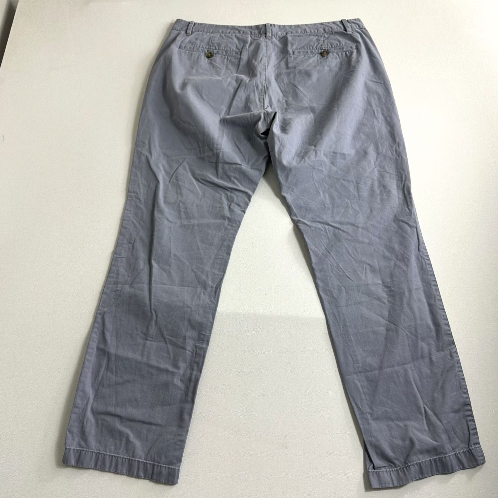 Bonobos Bonobos Slim Fit Chino Pants Mens Size 36x30 Gray Cotton Casual Straight Leg Size US 36 / EU 52 - 2 Thumbnail