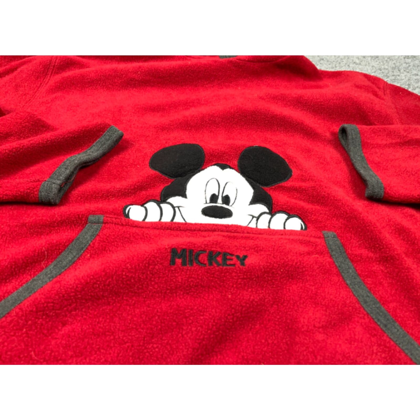 Mickey Unlimited VTG Mickey Unlimited Red Fleece Embroidered Hoodie Adult Medium Sweatshirt Men Crew Neck Pullover Graphic Print 90s Cartoon Retro Disney Size US M / EU 48-50 / 2 - 4 Thumbnail