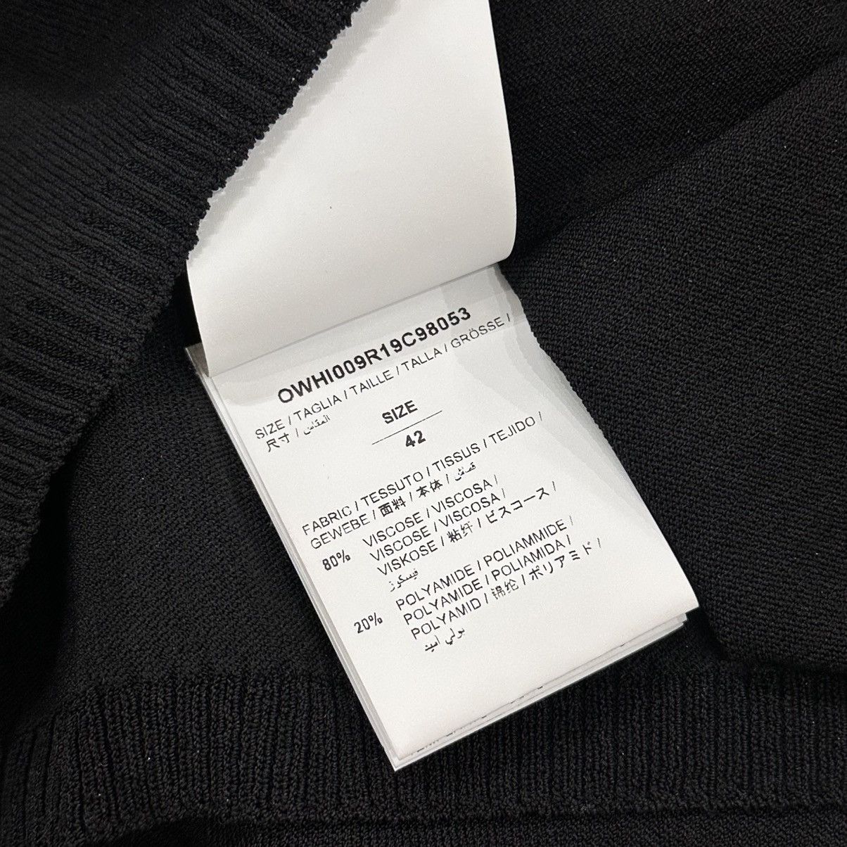 Off-White OFF_WHITE BLACK KNIT MIDI DRESS SIZE 42 Size M / US 6-8 / IT 42-44 - 4 Thumbnail