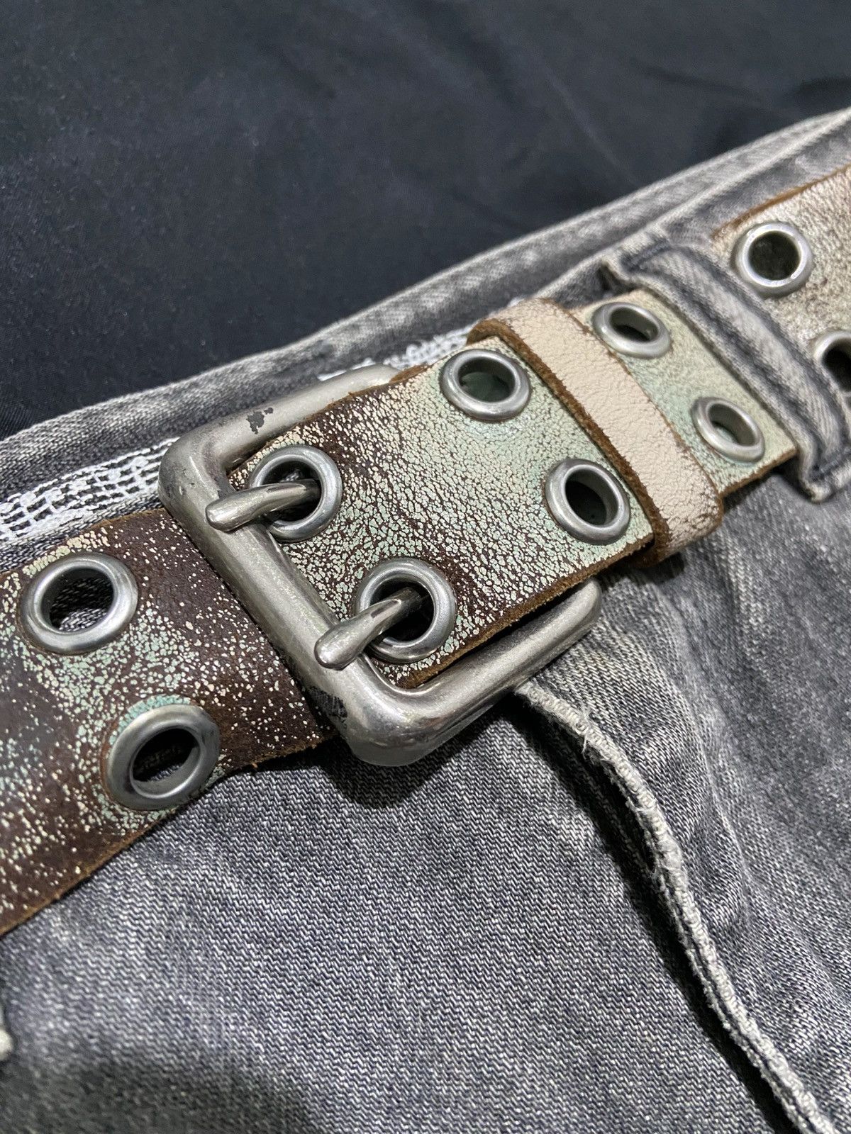 Japanese Brand JAPANESE PUNK DISTRESSED UKNOWN BRAND L.G.B STYLE BELT Size ONE SIZE - 5 Thumbnail
