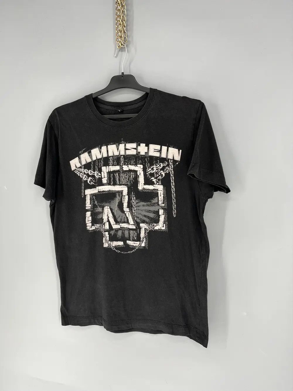Band Tees Vintage Y2K Rammstein Horror Print Band Rock Streetwear Size US L / EU 52-54 / 3 - 3 Thumbnail