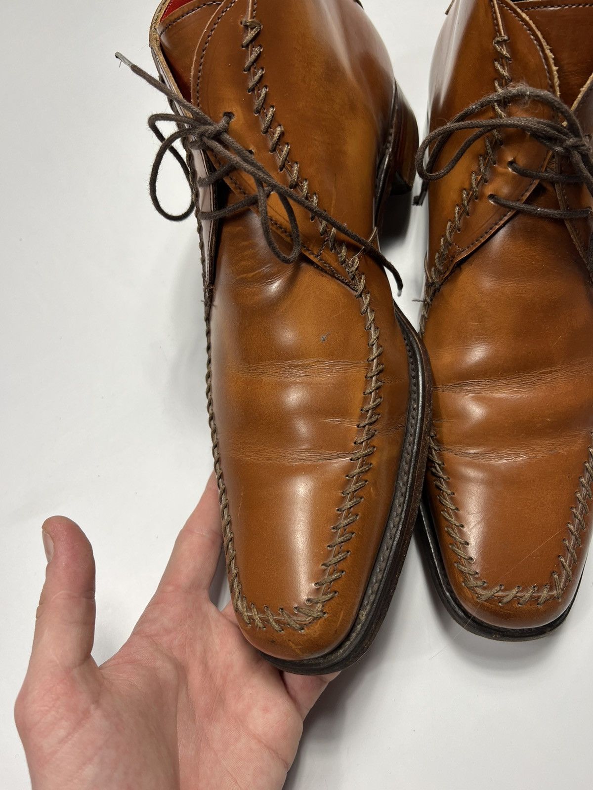 Jeffery West Rare Vintage Jeffery West Cowboy Leather Shoes Boots Size US 9.5 / EU 42-43 - 5 Thumbnail