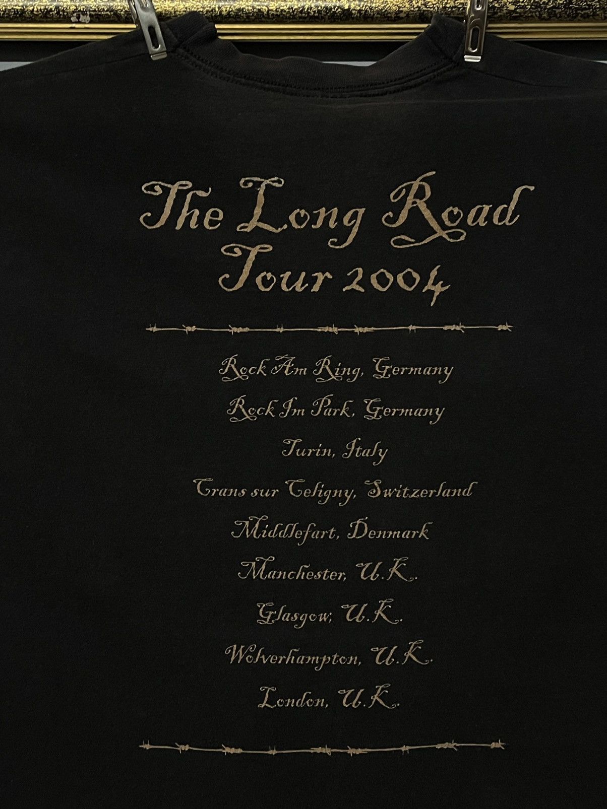 Band Tees Vintage Original Nickelback The Long Road Tour Faded Tshirt Size US M / EU 48-50 / 2 - 8 Thumbnail