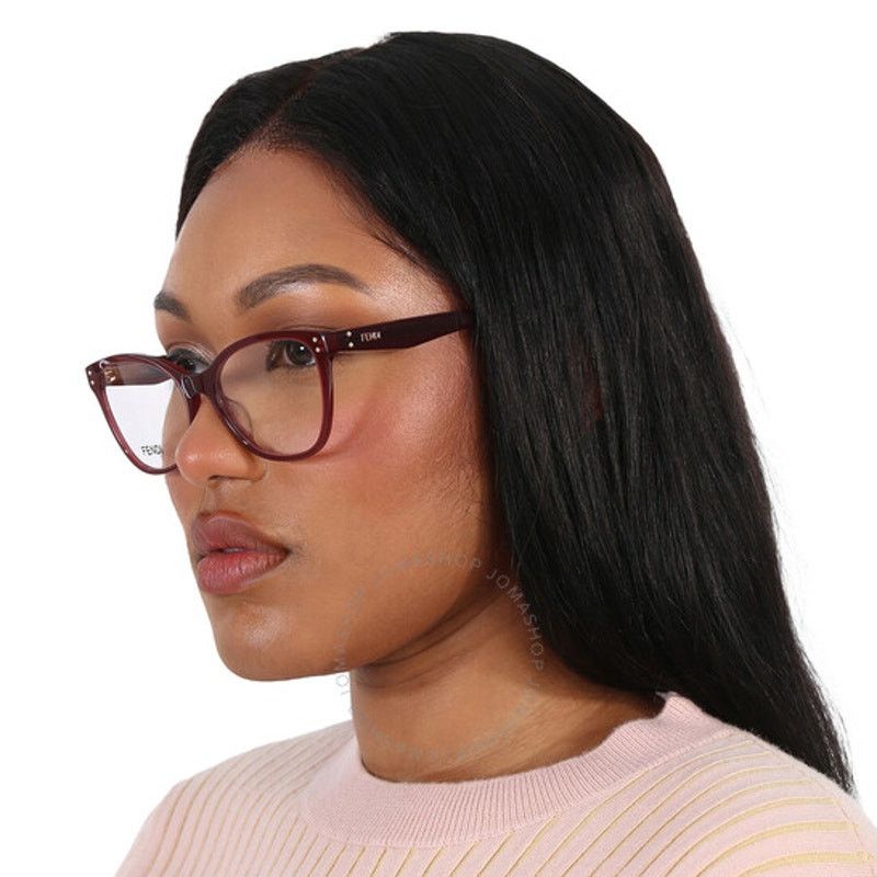 Fendi NEW Fendi Eyeglasses FE50006I 53069 Burgundy Women Authentic Size ONE SIZE - 4 Thumbnail