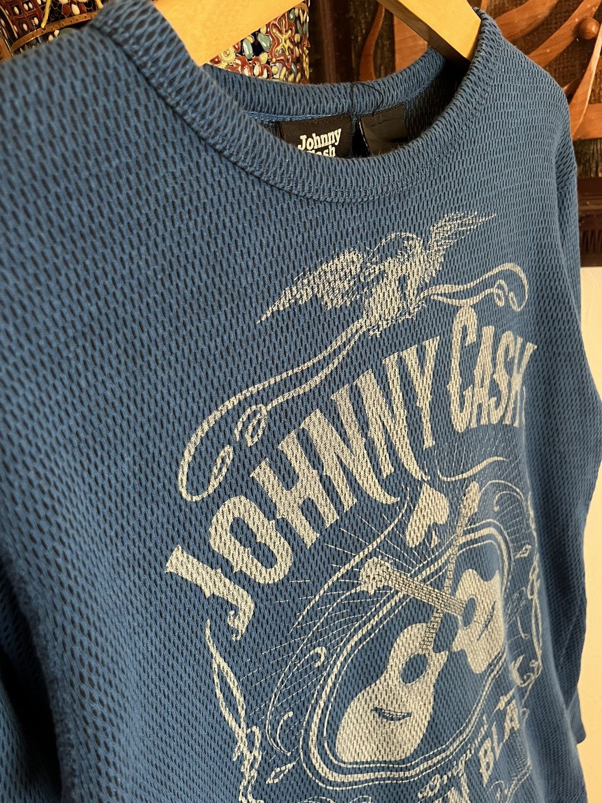 Band Tees Vintge Johny Cash Man in Black “Jack Daniels” Style Size US M / EU 48-50 / 2 - 3 Thumbnail