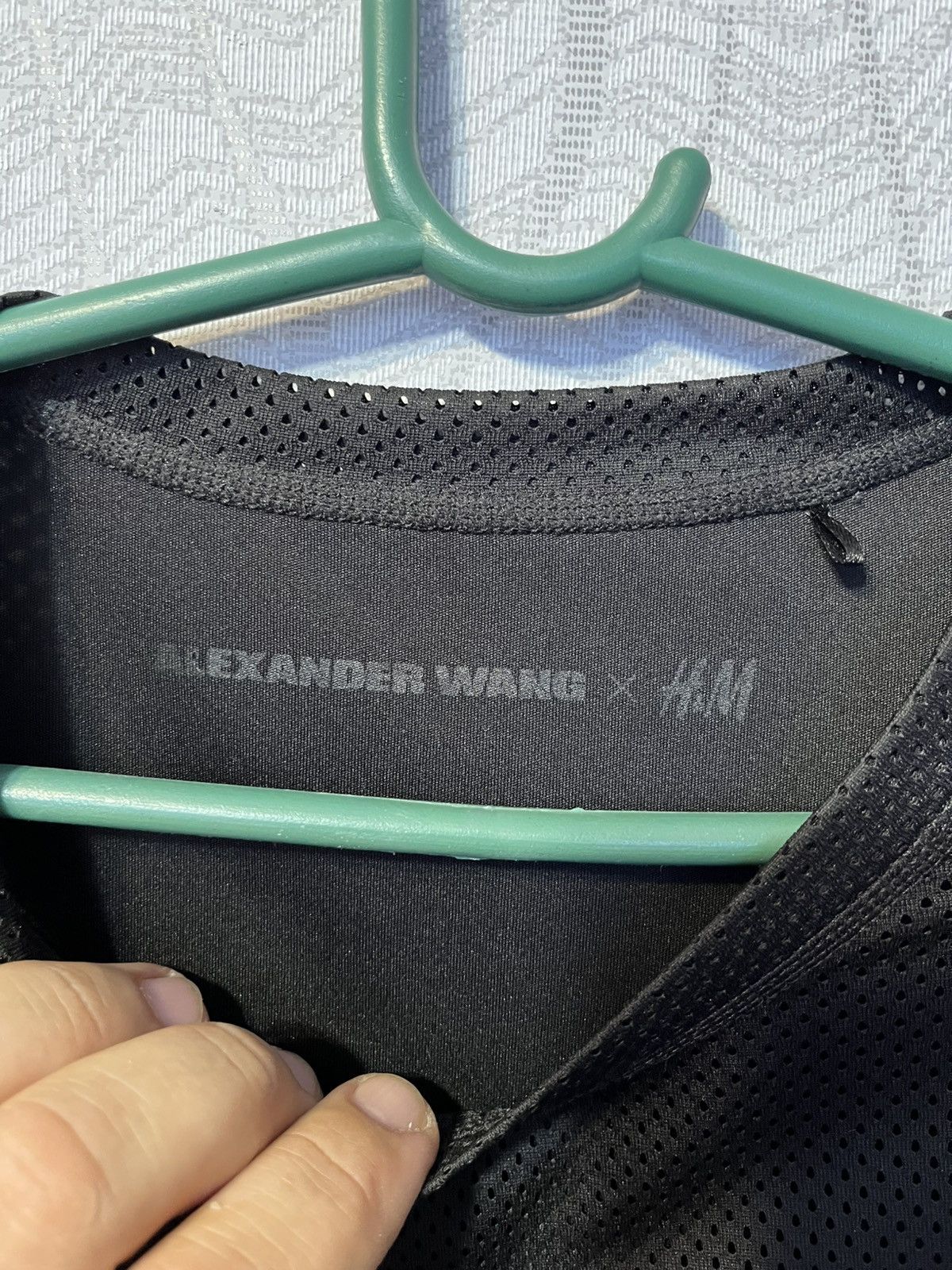 Alexander Wang × Designer × H&M Alexander Wang x H&M Y2 K Mesh Long sleeve T-Shirt Jersey Size US S / EU 44-46 / 1 - 7 Thumbnail