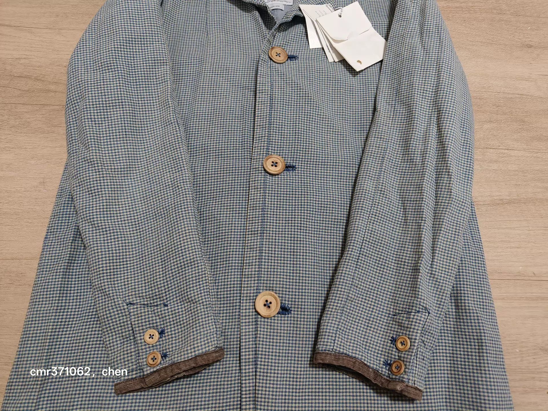 Visvim visvim 14ss mies coat indigo check beige1 9/10 Size US S / EU 44-46 / 1 - 2 Thumbnail
