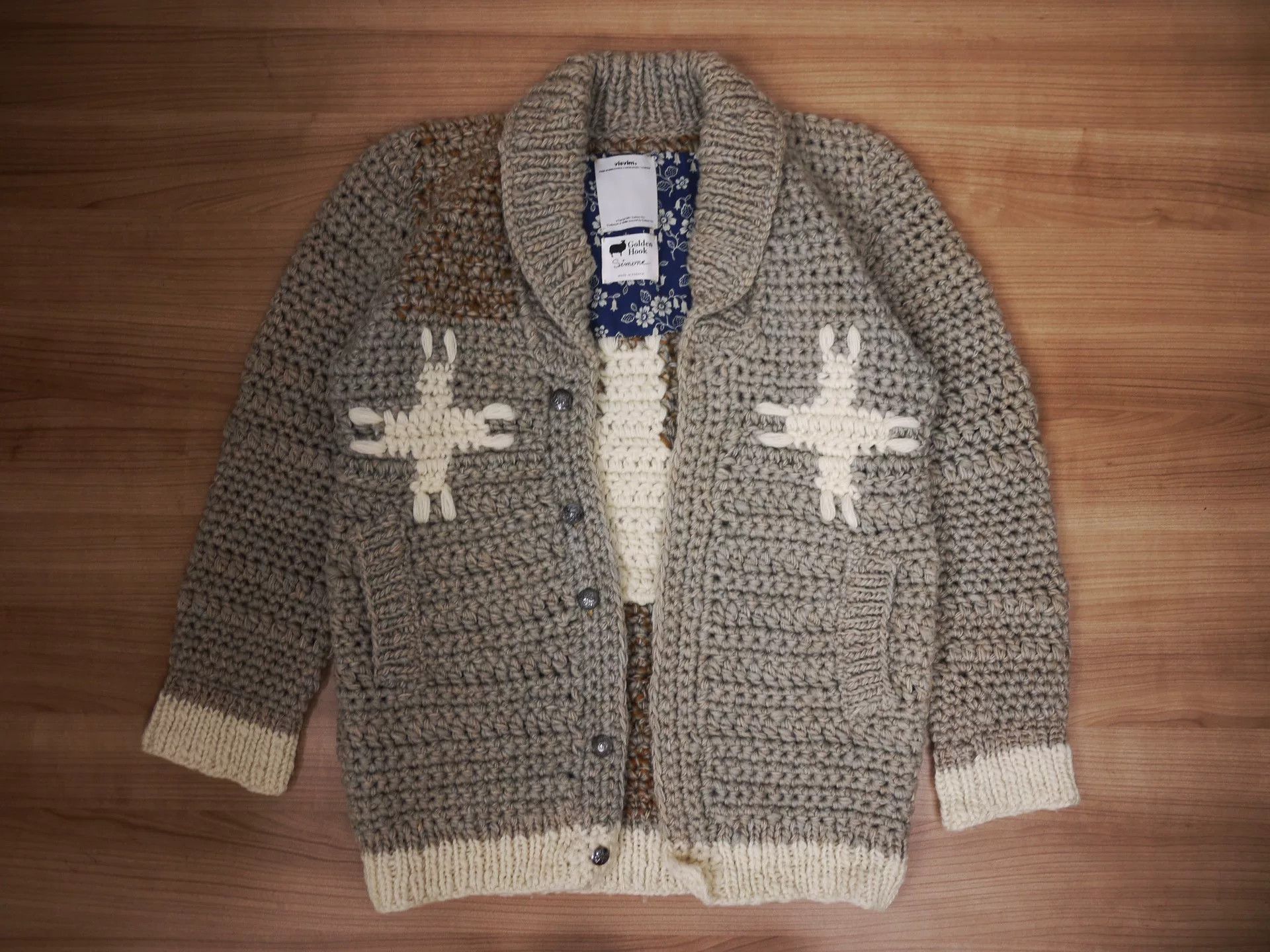 Visvim VISVIM FW13-14 CROCHET CARDIGAN Size US M / EU 48-50 / 2 - 1 Thumbnail