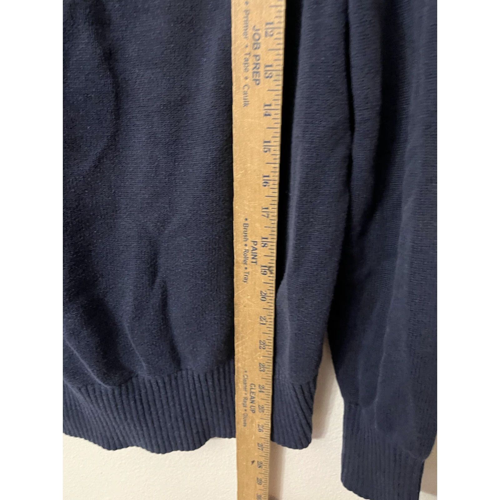 Banana Republic Banana Republic Sweater Adult Large Blue V-Neck Long Sleeve Pullover Knit Solid Size L / US 10 / IT 46 - 4 Thumbnail
